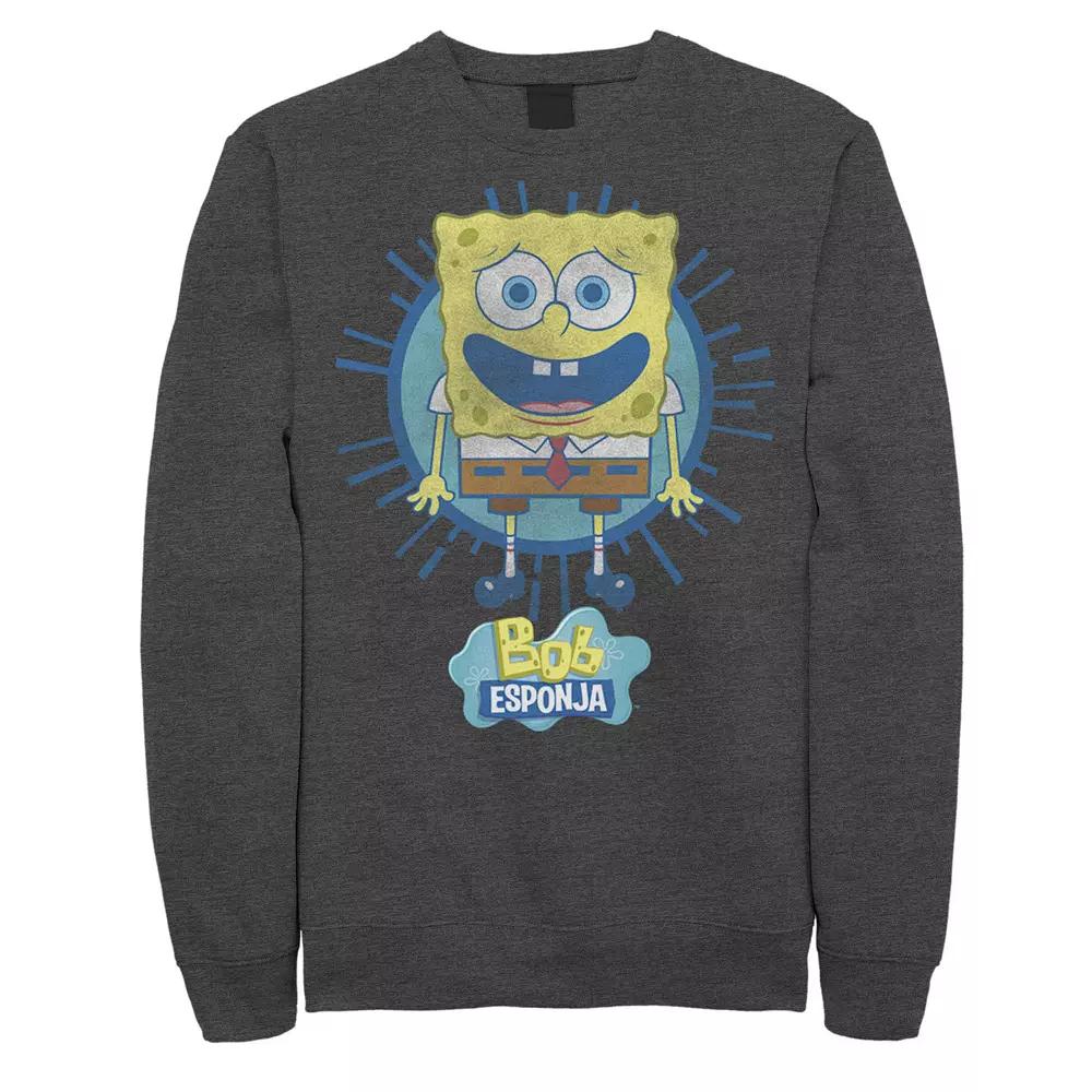 Men's Nickelodeon SpongeBob SquarePants Bob Rays Spanish Sweatshirt,  Product Image