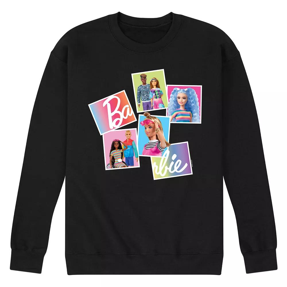 Men's Barbie Photoreal Collage Graphic Fleece,  Product Image