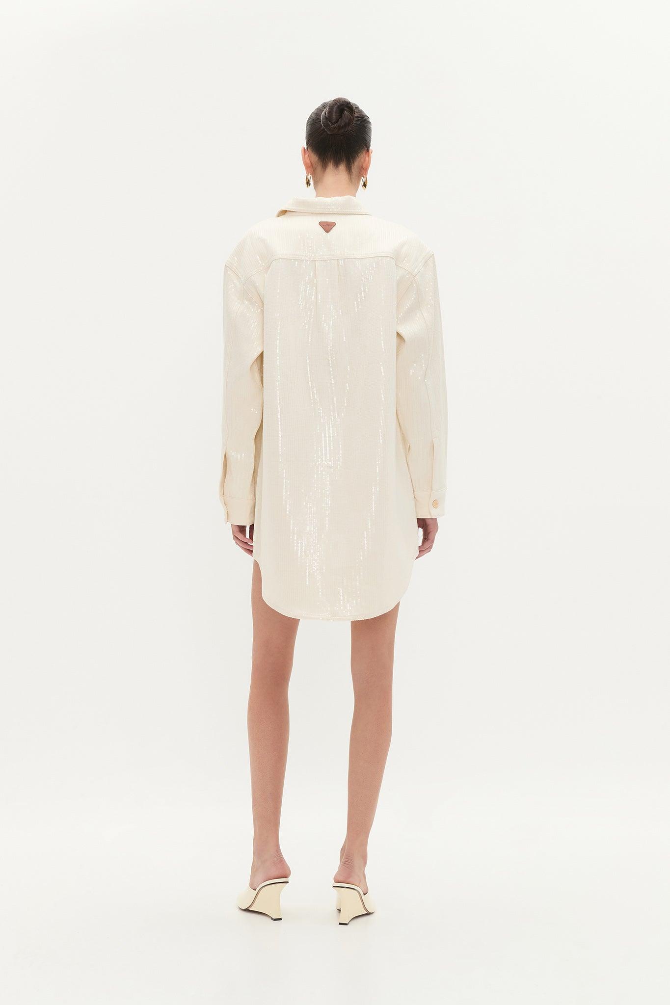 Reflect Denim Shirt Dress Product Image