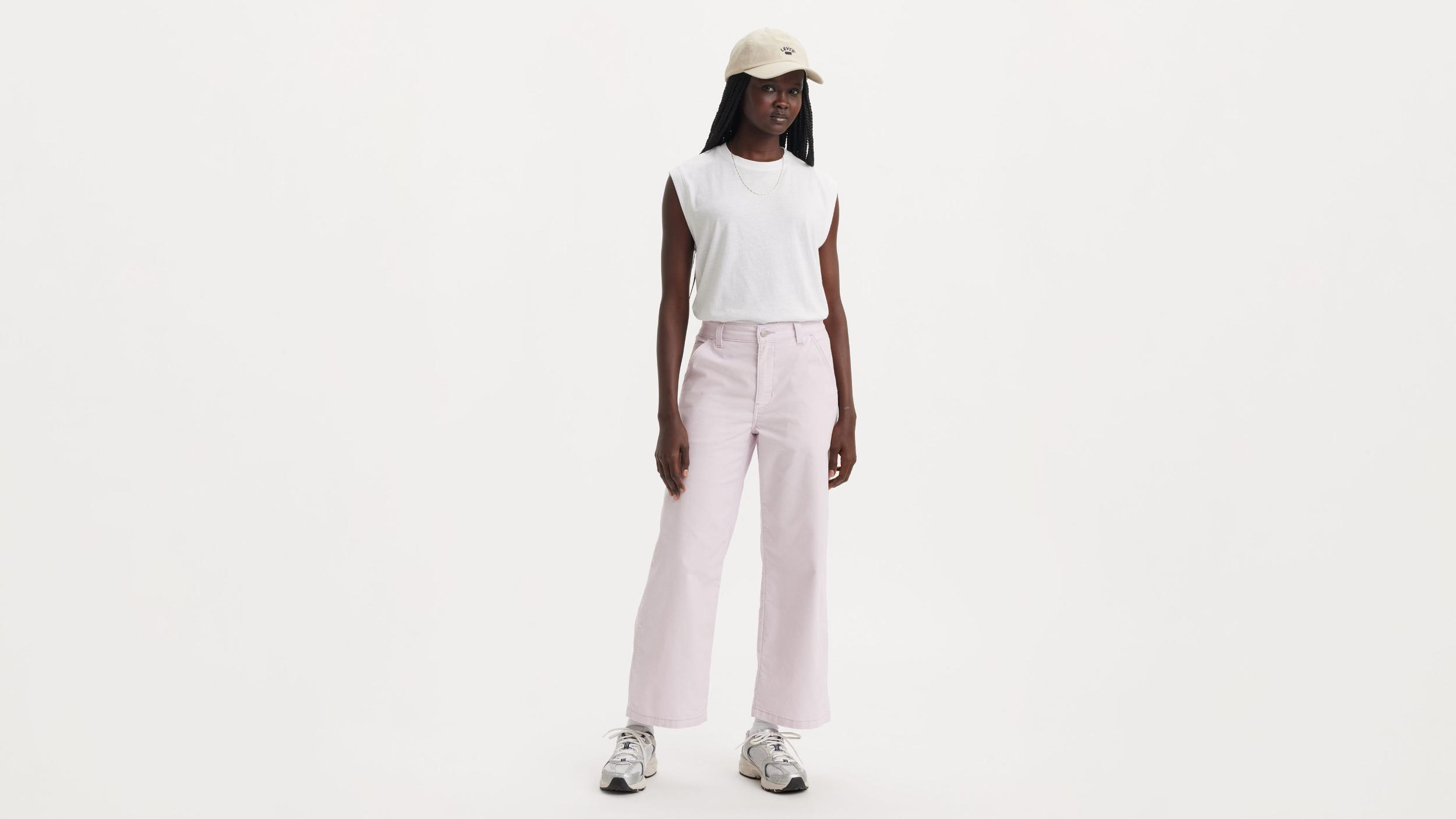 Baggy Carpenter Lightweight Corduroy Women's Pants Product Image