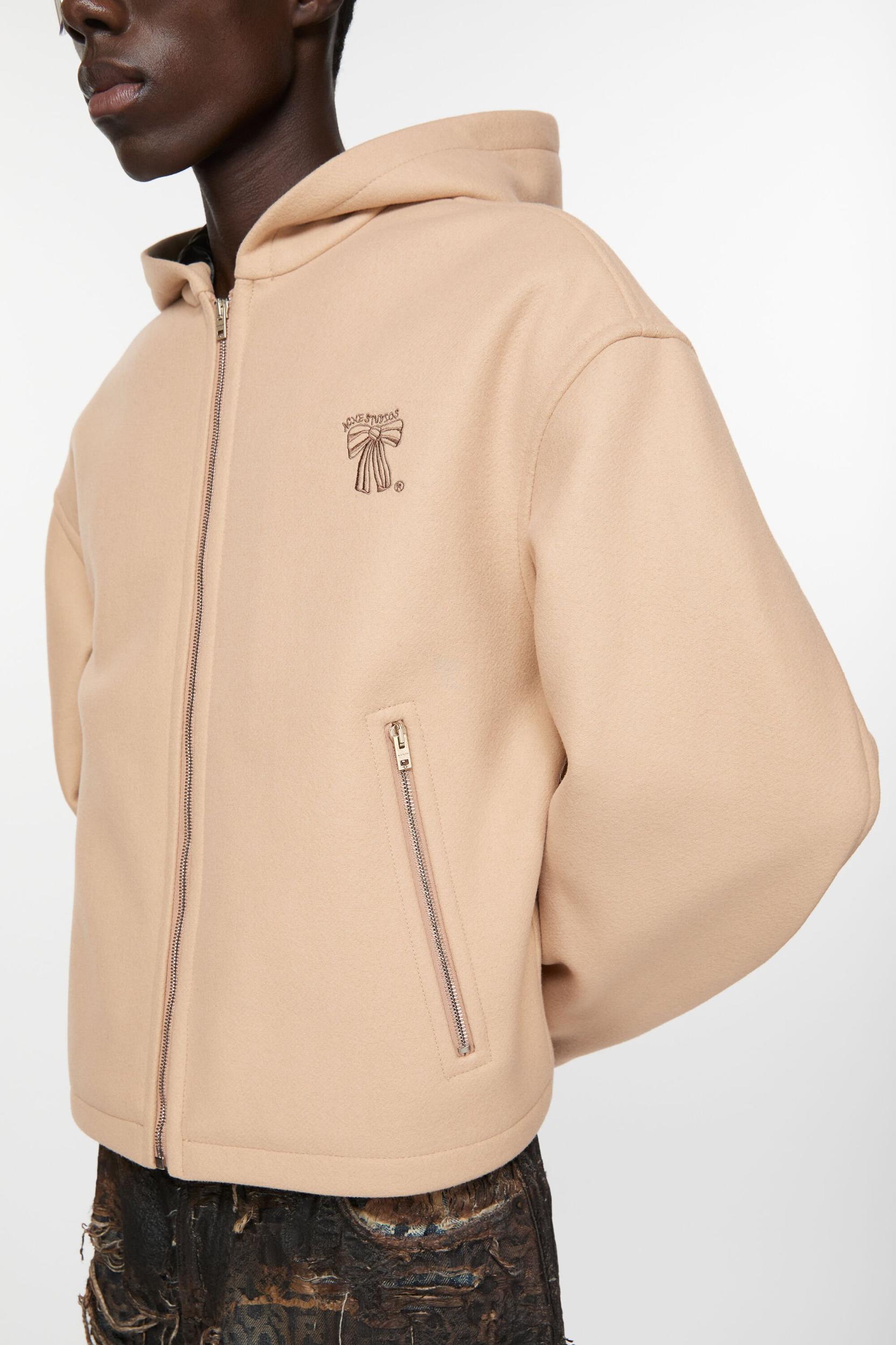 Hooded wool jacket Product Image