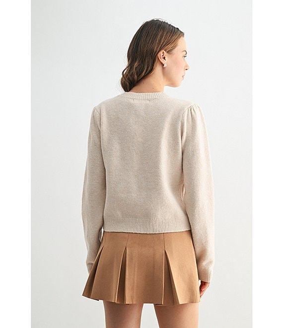 All in Favor Big Bow Sweater Product Image