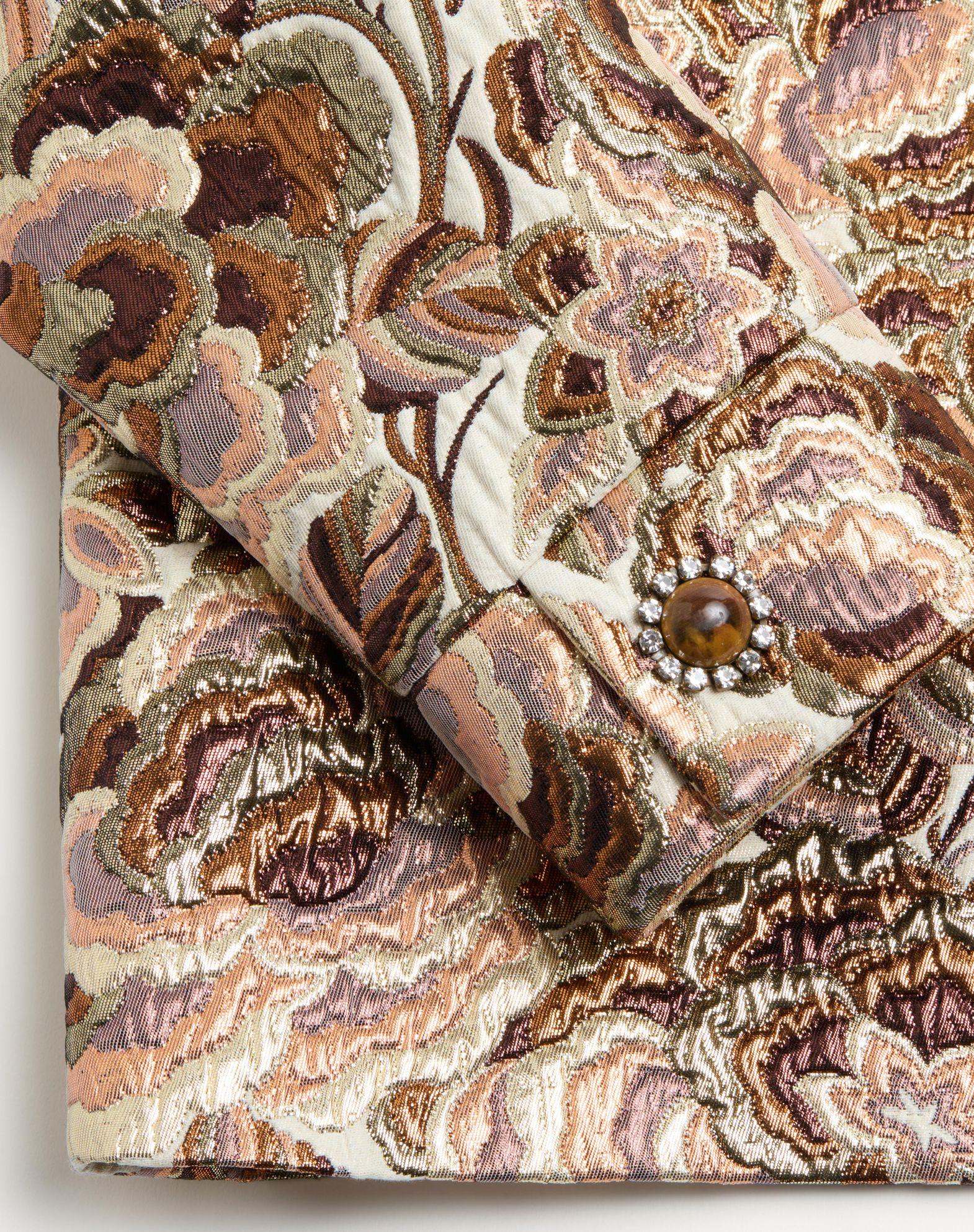 Apres L'Hiver Matelasse' Rose Lurex Jacket  Product Image