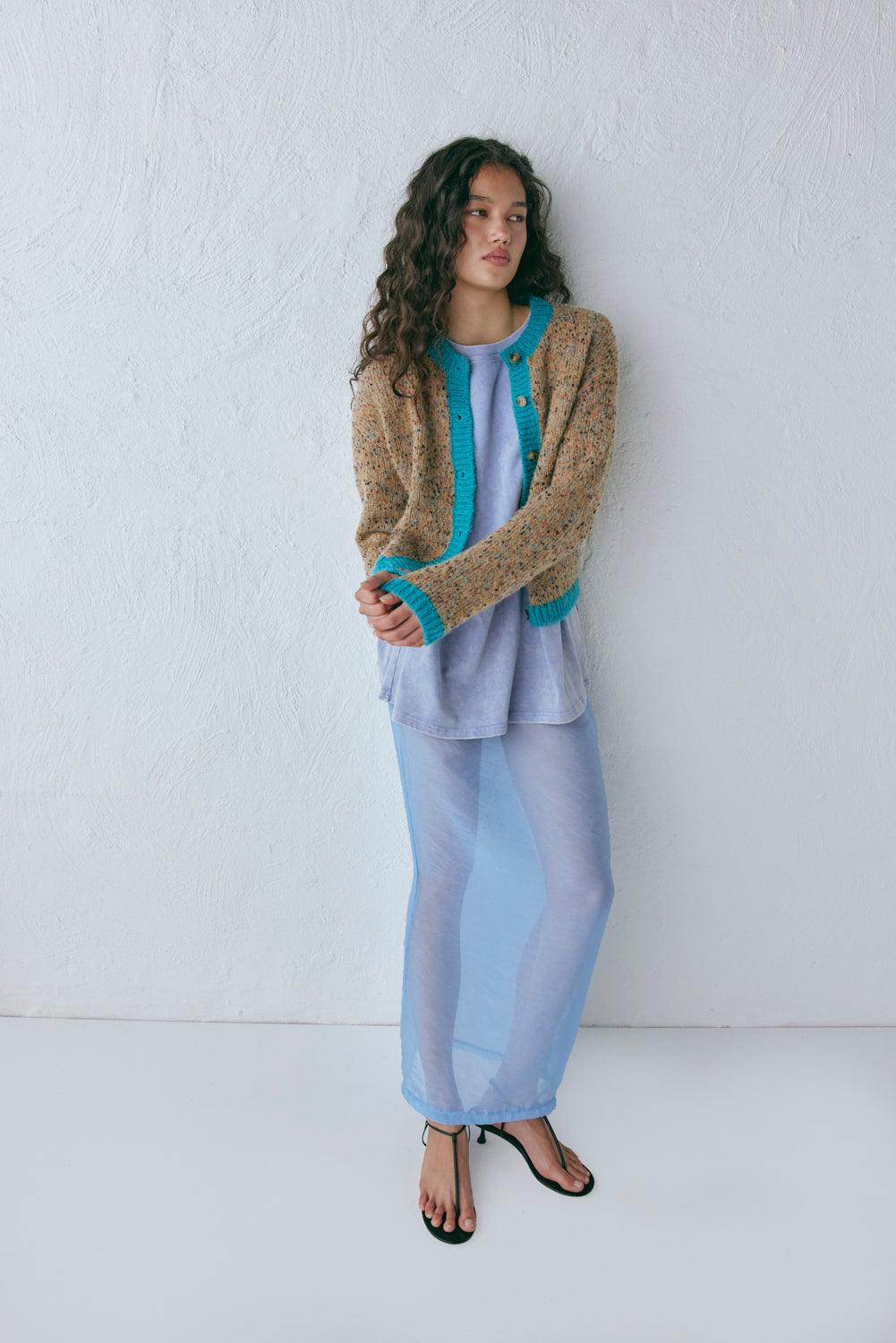 Camila Knit Cardigan Speckle Product Image