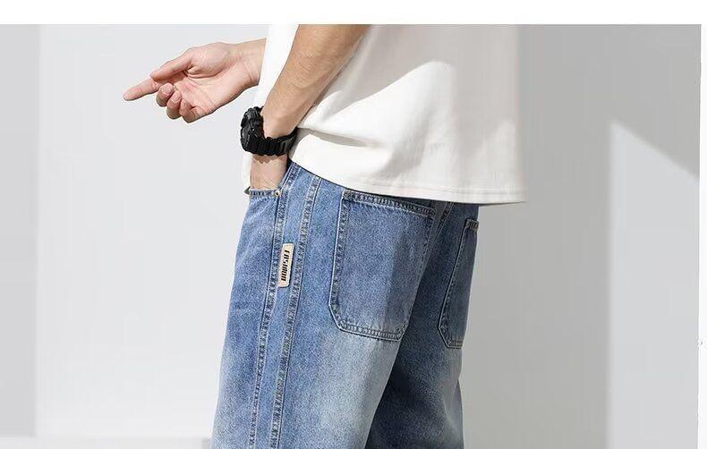 Mid Rise Washed Denim Shorts Product Image