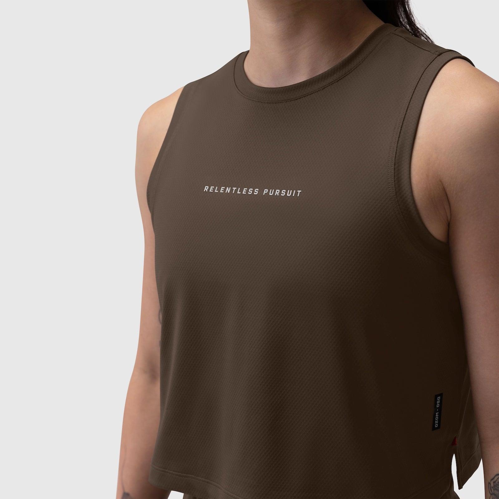W020. AeroSilver® Tank Top - Black "RP" Product Image