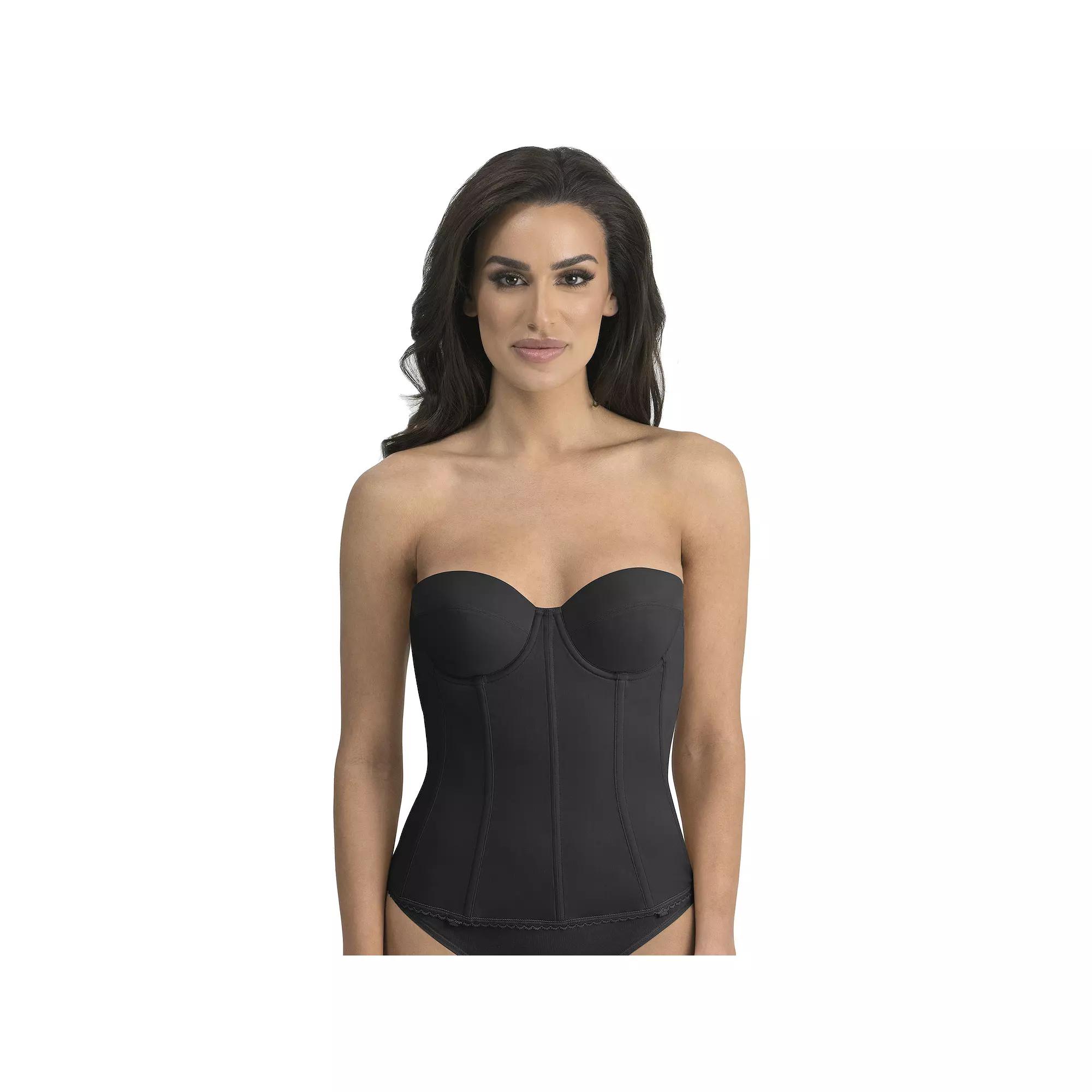 Dominique Brianna Low-Back Strapless Longline Bra 8980, Women's,  Product Image