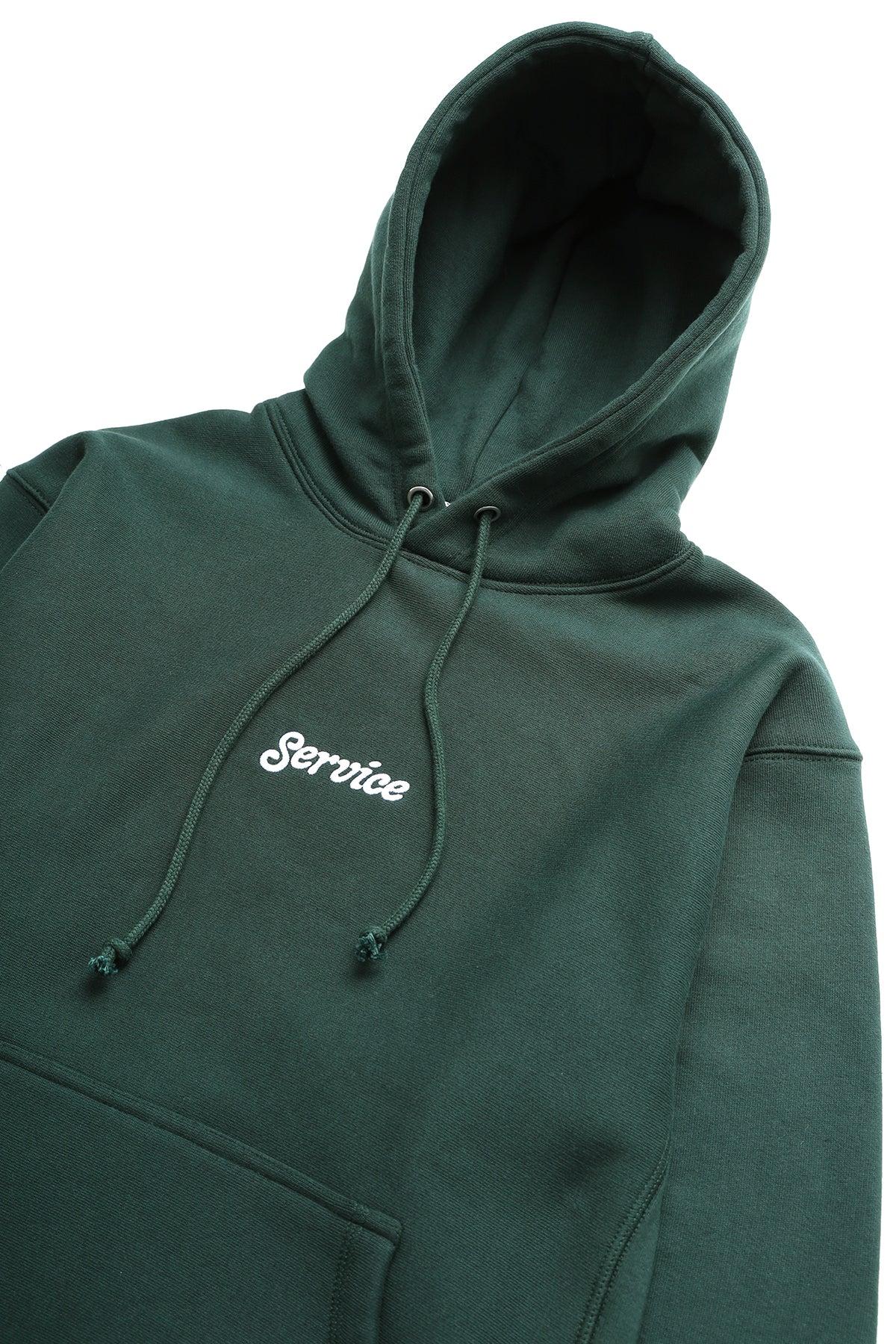 Service Works - 12oz Service Embroidered Hoodie - Forest Product Image