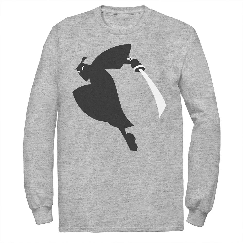 Men's Cartoon Network Samurai Jack Leaping Sword Tee, Size: Large, Athletic Grey Product Image