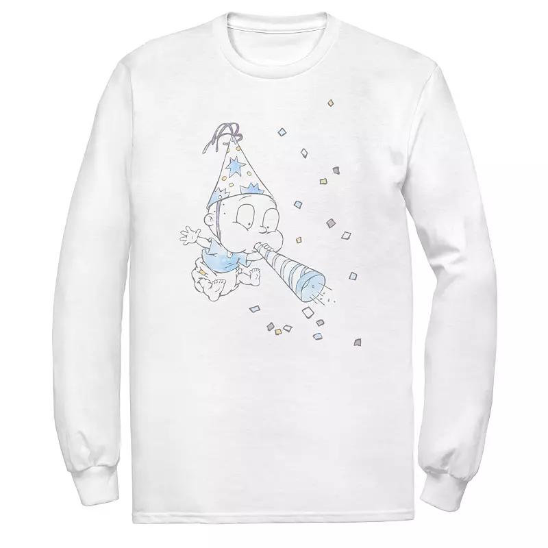 Men's Rugrats Tommy Birthday Watercolor Long Sleeve Tee,  Product Image