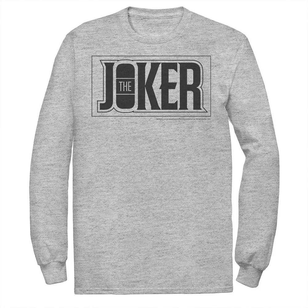 Men's DC Comics The Joker Bold Text Poster Tee,  Product Image