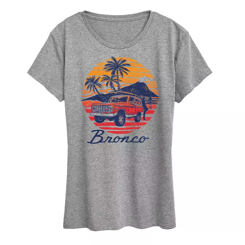 Women's Ford Bronco Sunset Graphic Tee,  Product Image
