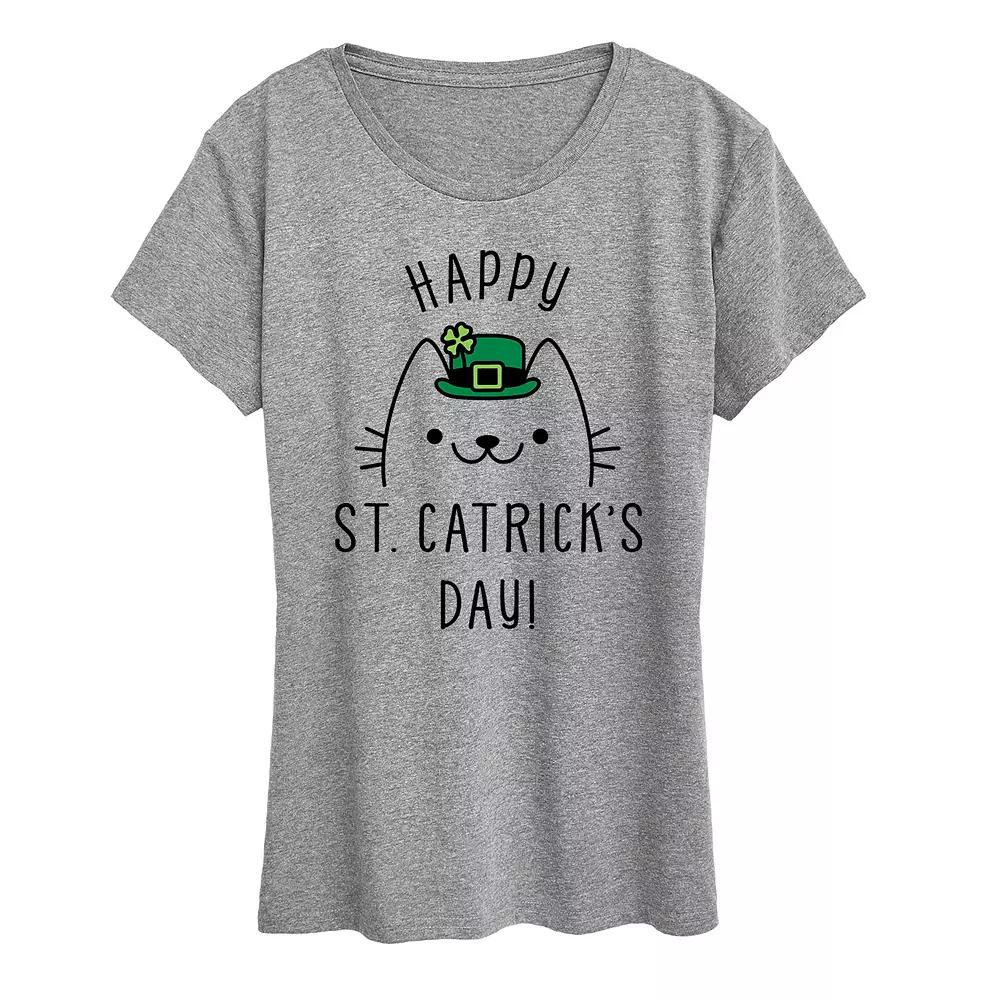 Women's Happy St. Catrick's Day Graphic Tee, Girl's,  Product Image