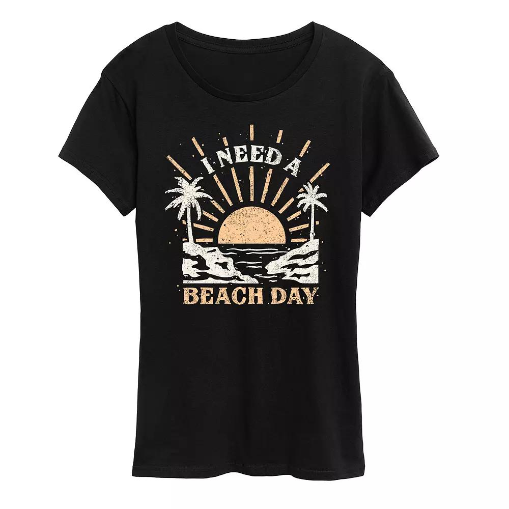 Women's I Need A Beach Day Graphic Tee,  Product Image