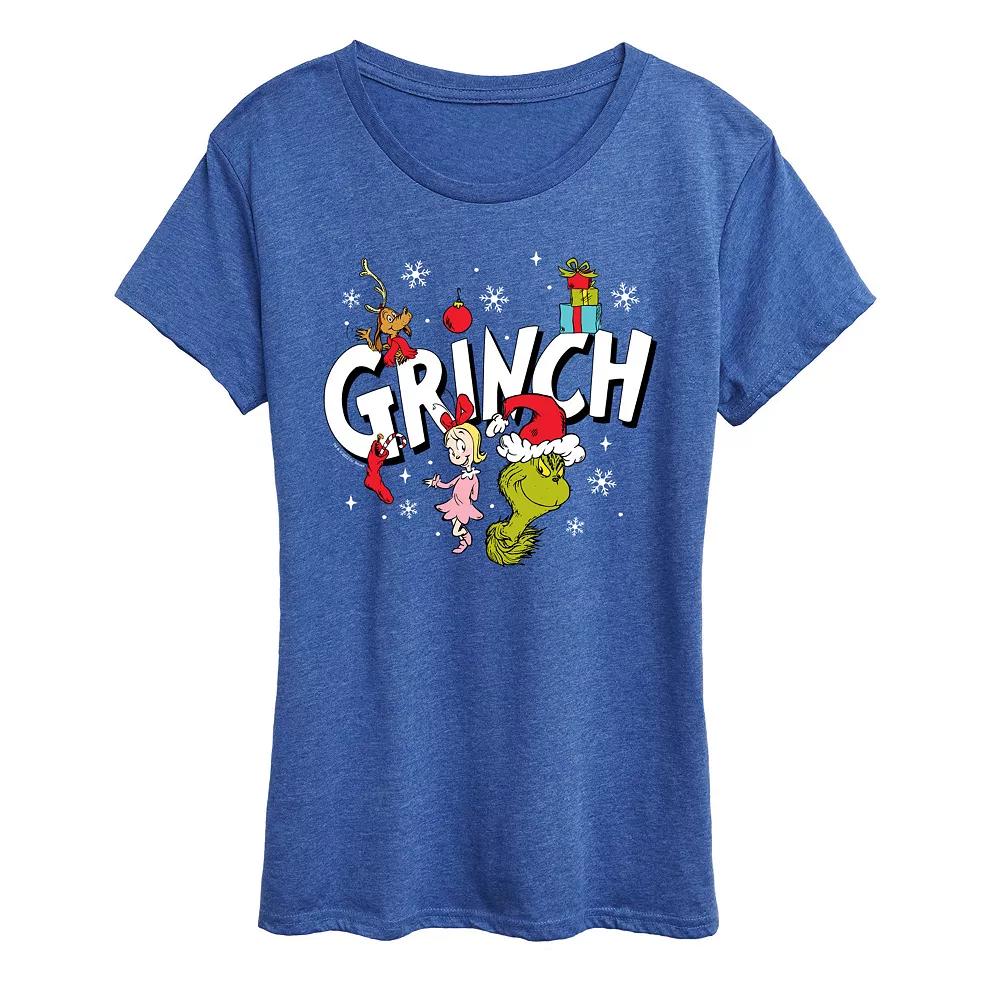Women's Dr. Seuss Grinch Group Graphic Tee,  Product Image