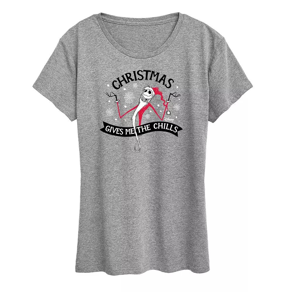 Disney's Nightmare Before Christmas Women's Chills Graphic Tee, Girl's,  Product Image