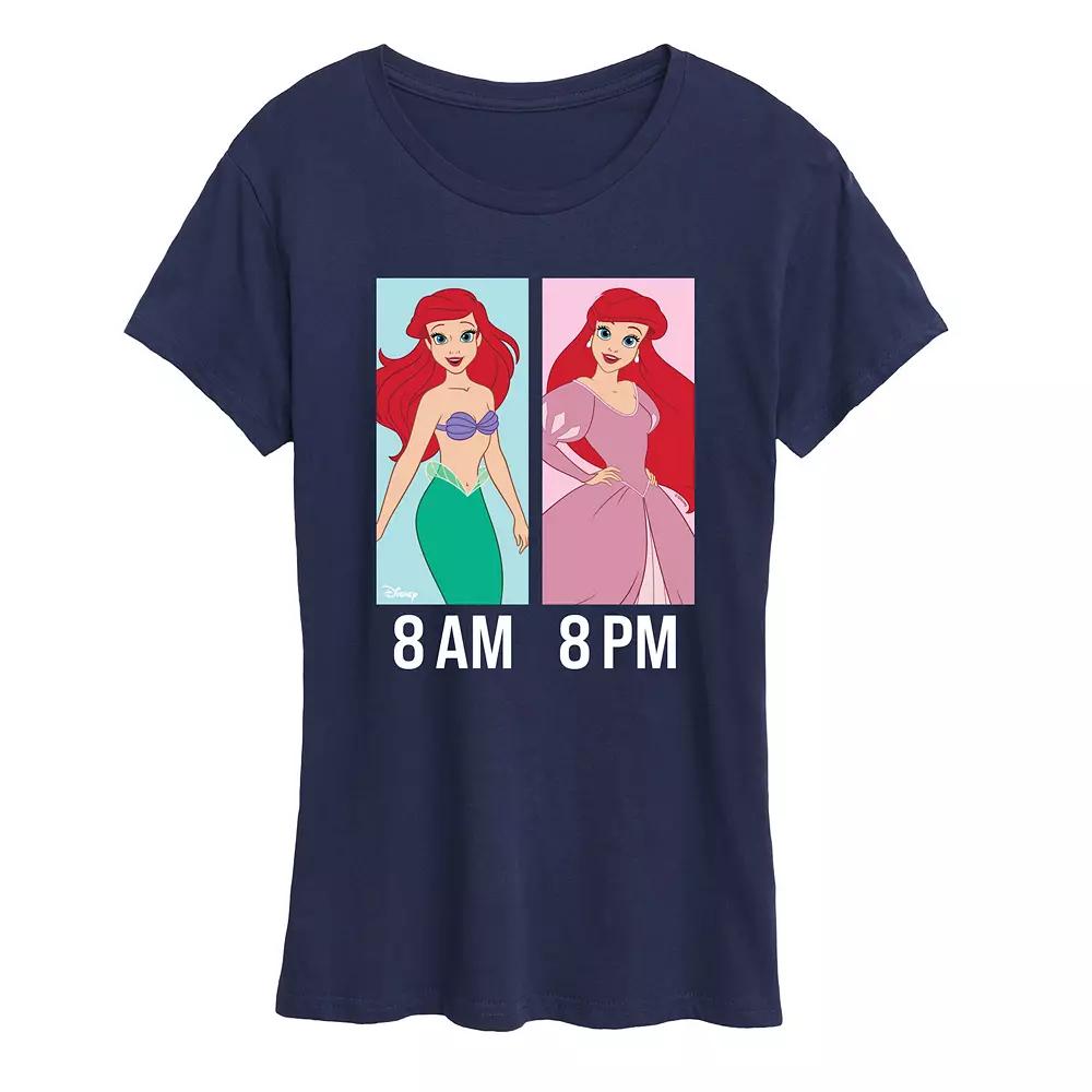 Disney Princess Ariel Women's AM to PM Graphic Tee,  Product Image
