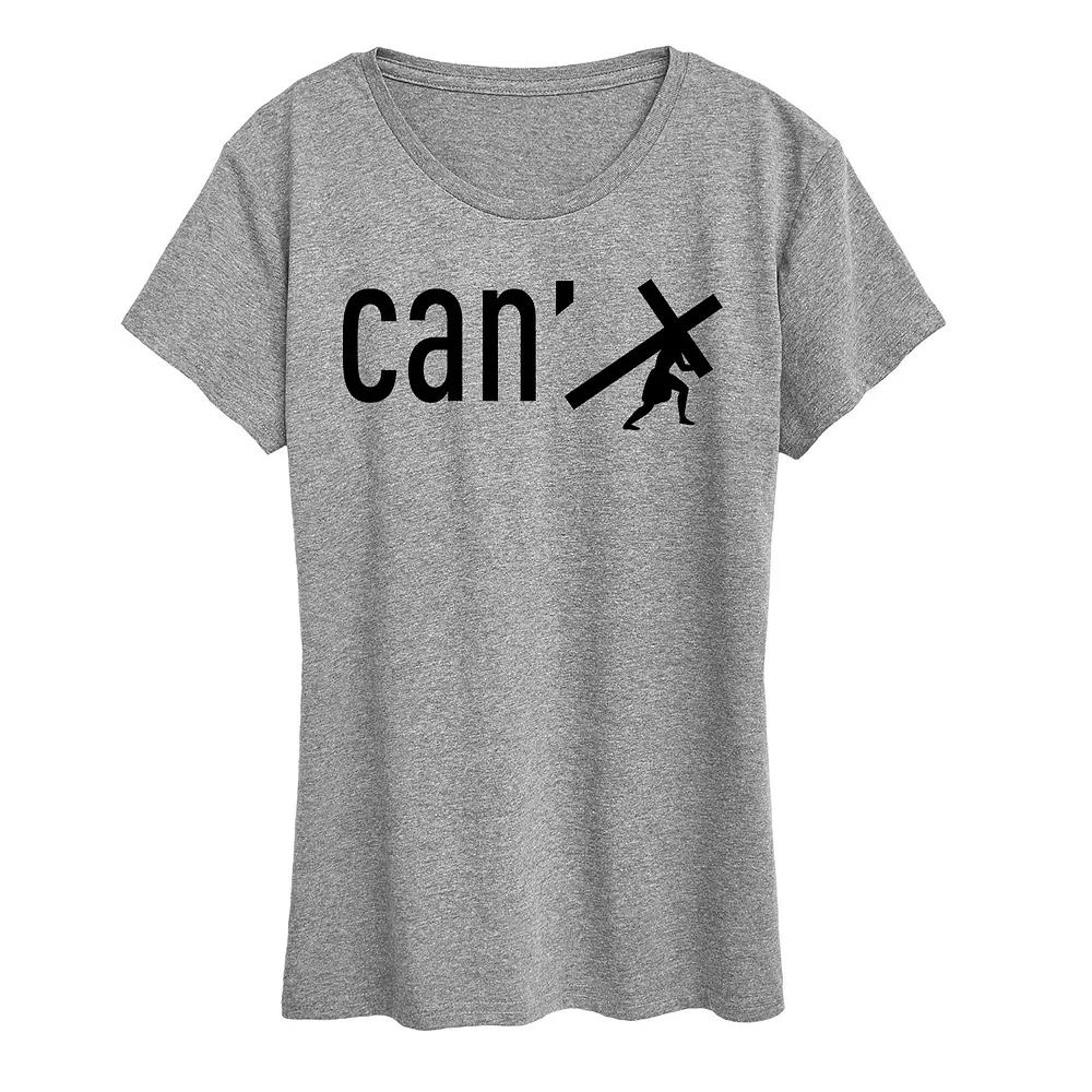 Women's Can With Jesus Graphic Tee,  Product Image