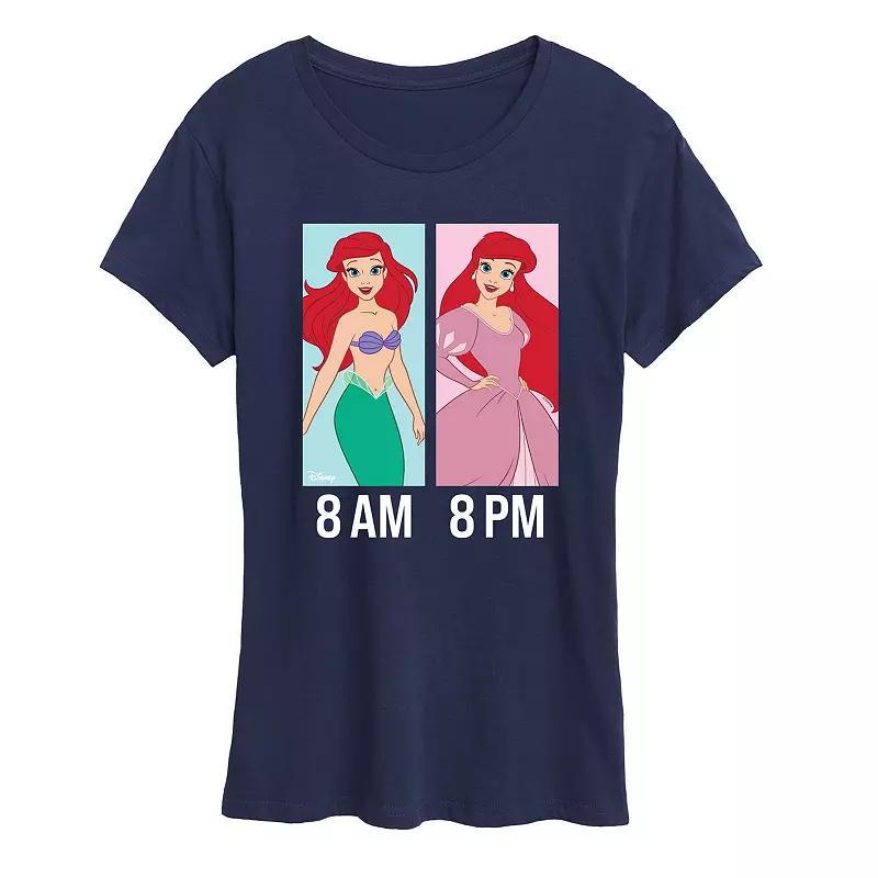 Disney Princess Ariel Women's AM to PM Graphic Tee,  Product Image