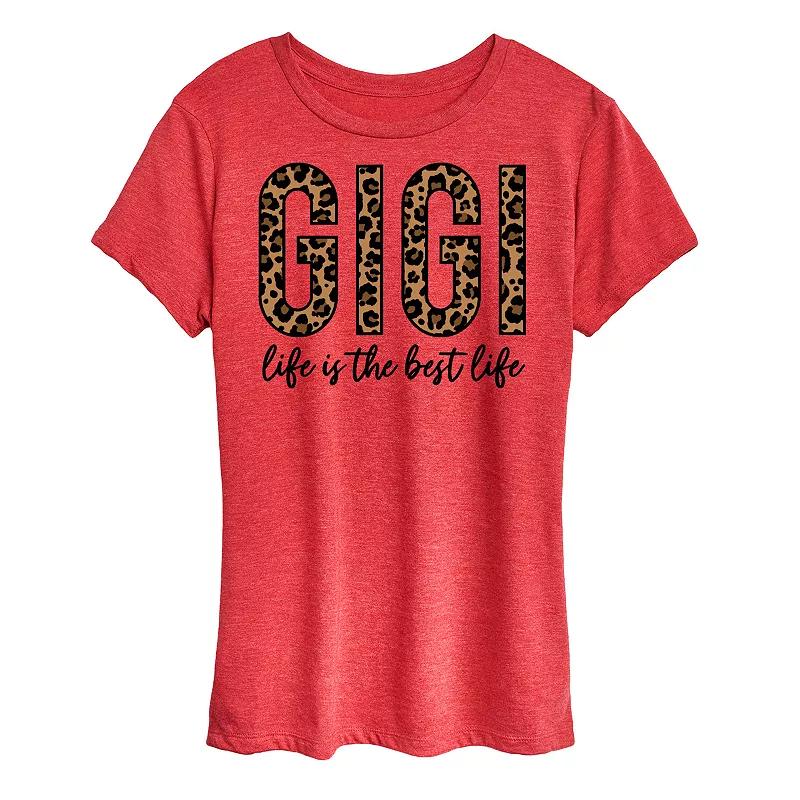 Women's Gigi Life Is The Best Life Graphic Tee,  Product Image