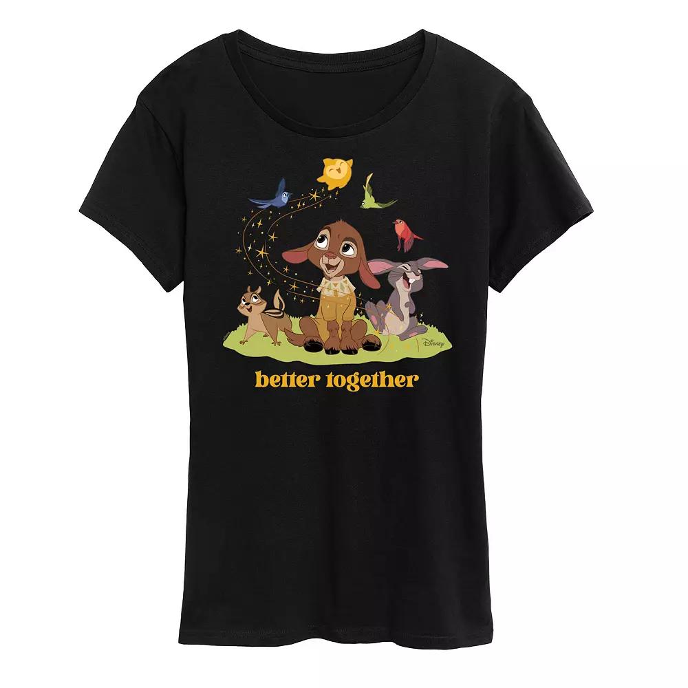 Disney's Wish Valentino and Star Women's Better Together Graphic Tee, Girl's,  Product Image