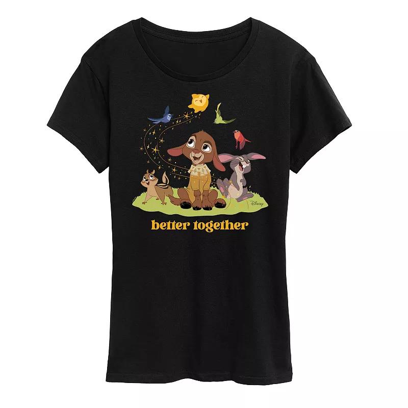 Disney's Wish Valentino and Star Women's Better Together Graphic Tee, Girl's,  Product Image