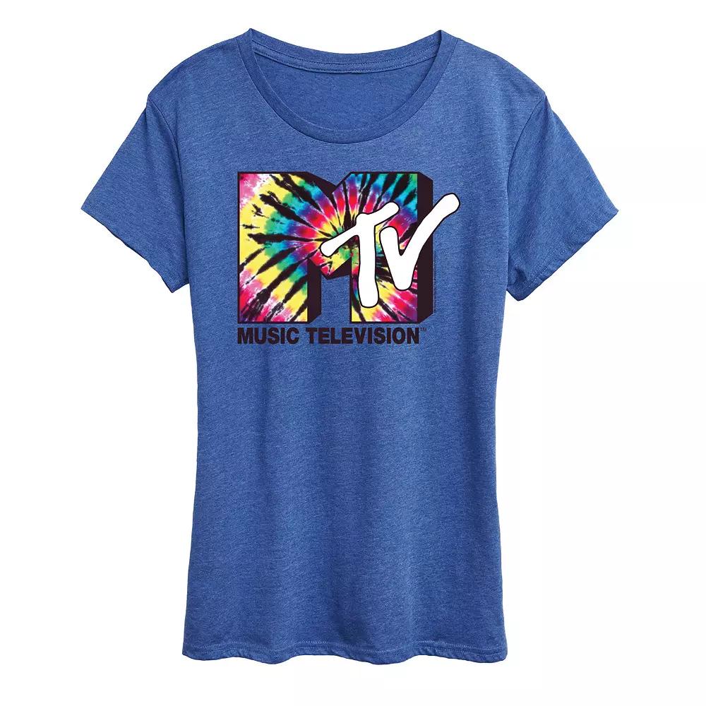 Women's MTV Tie Dye Logo Graphic Tee, Girl's,  Product Image