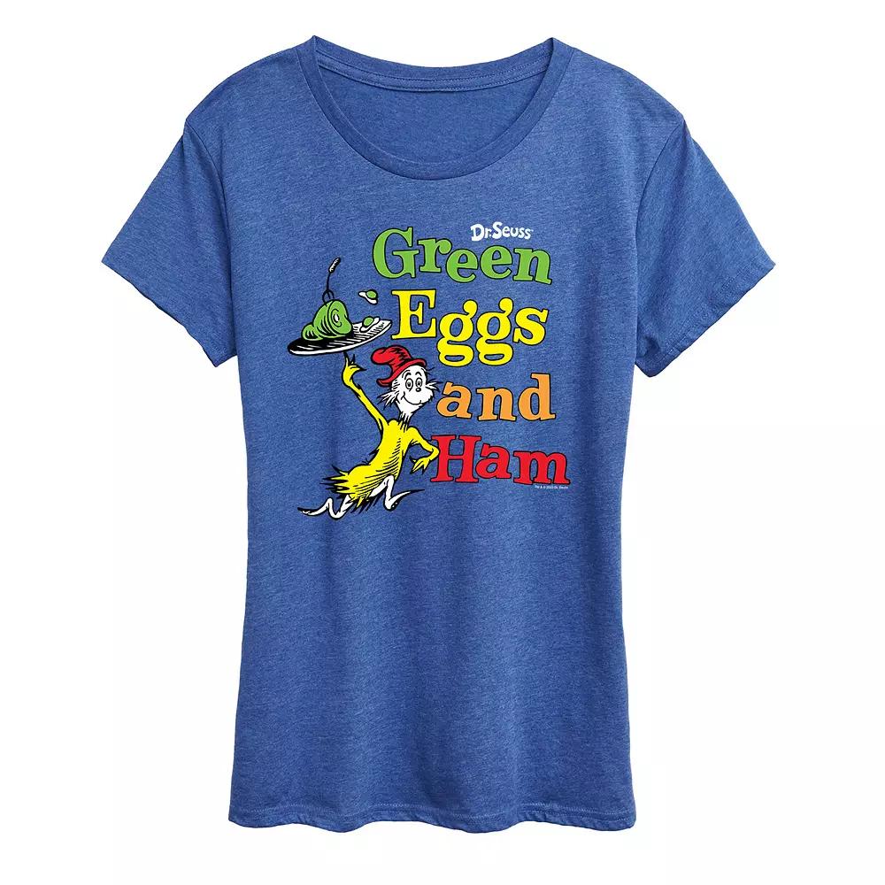 Women's Dr. Seuss Green Eggs And Ham Graphic Tee, Girl's,  Product Image