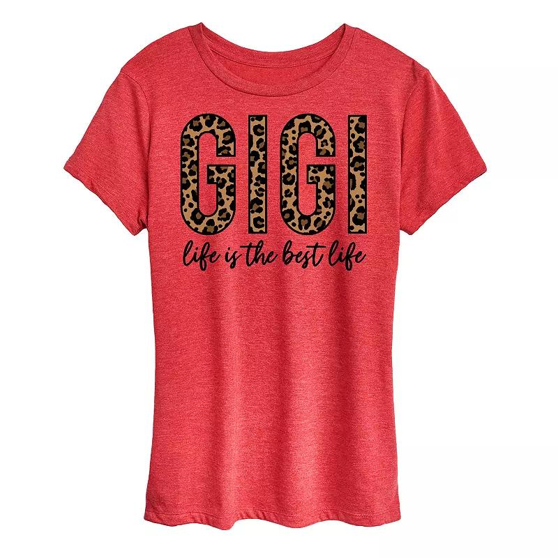 Women's Gigi Life Is The Best Life Graphic Tee,  Product Image