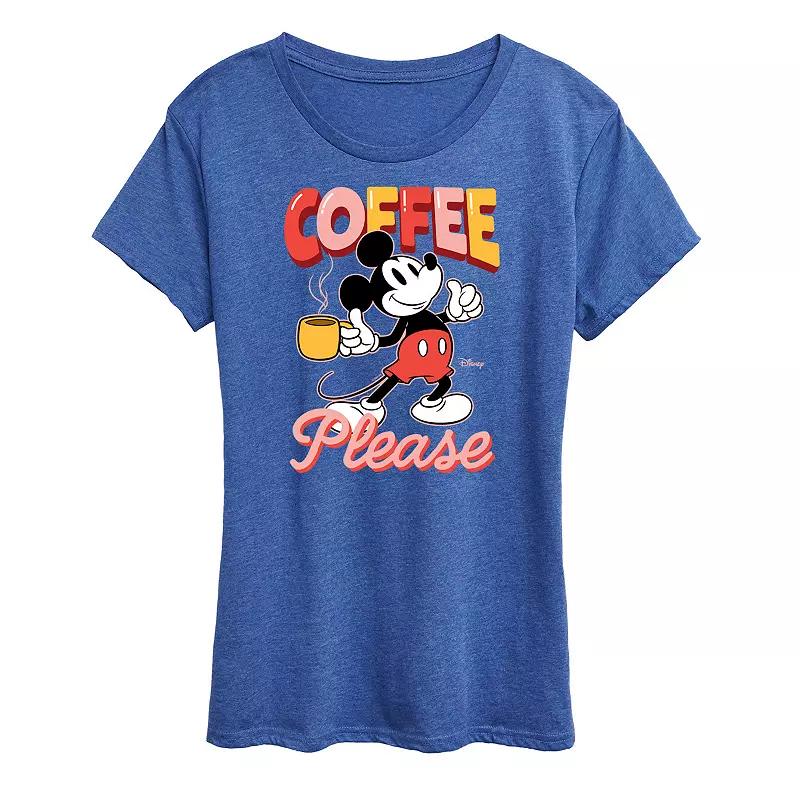 Disney's Mickey Mouse Women's Coffee Graphic Tee,  Product Image