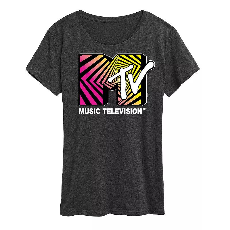 Women's MTV Optical 80s Graphic Tee,  Product Image