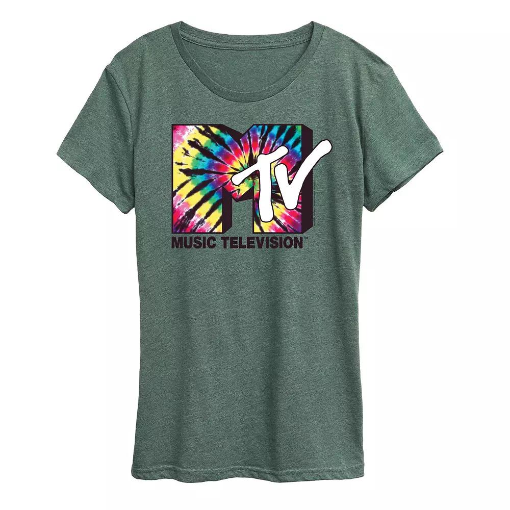 Women's MTV Tie Dye Logo Graphic Tee, Girl's,  Product Image