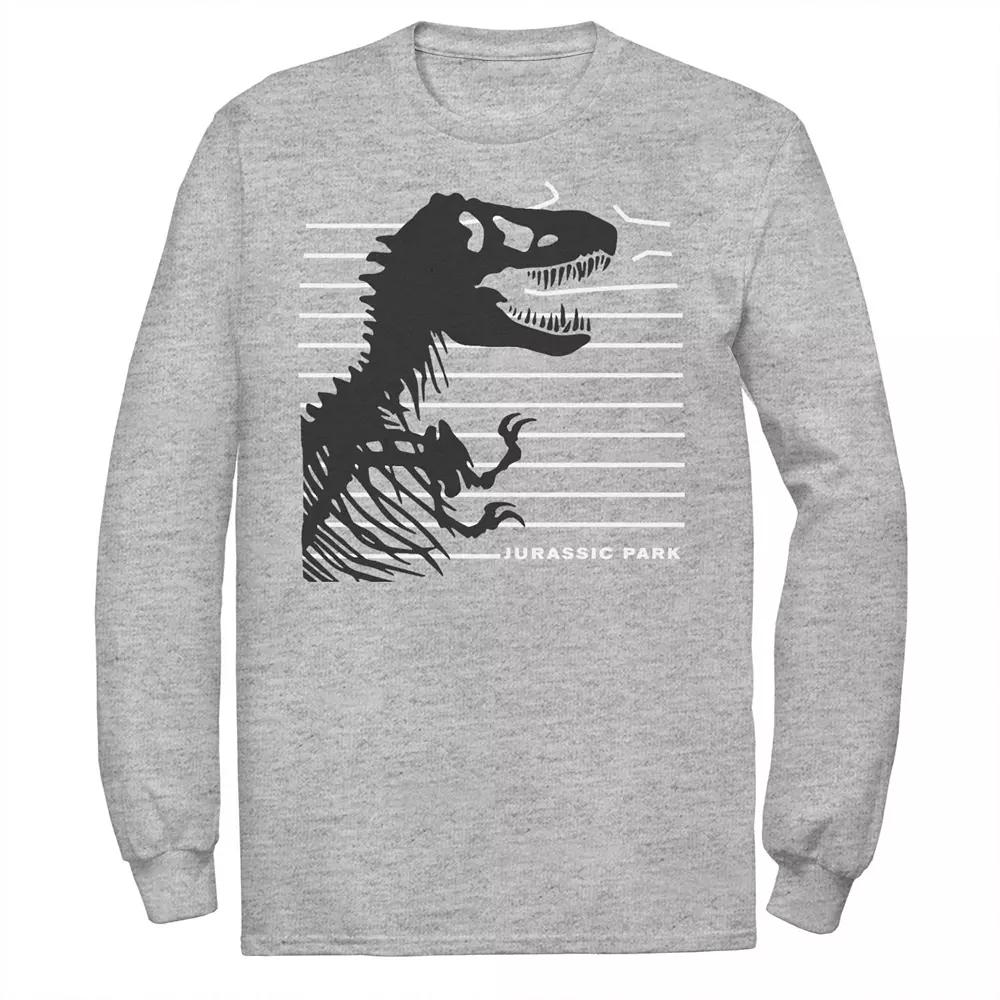 Men's Jurassic Park T-Rex Skeleton Fence Breakthrough Tee,  Product Image