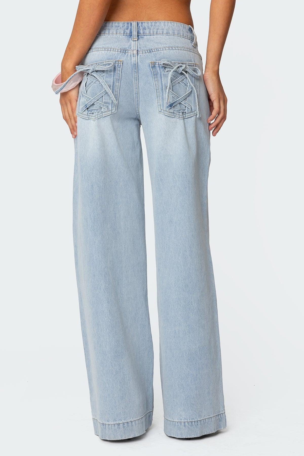 Sidonie Low Rise Baggy Jeans Product Image