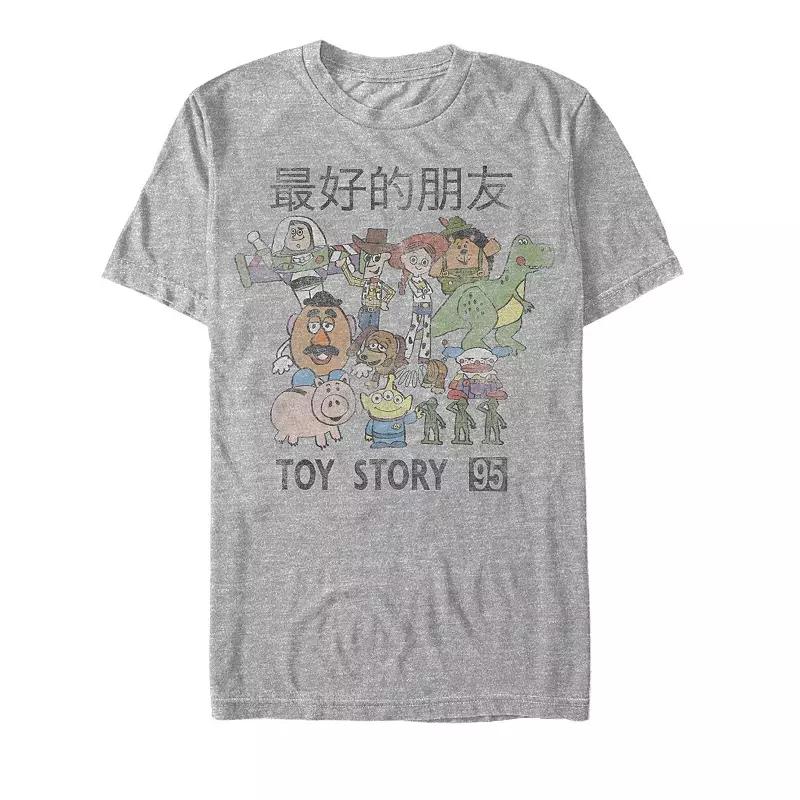 Men's Disney / Pixar's Toy Story Group Shot Sketched Kanji Tee,  Product Image