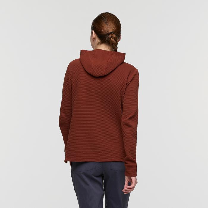 Atajo Long-Sleeve Waffle Hoodie - Women's Product Image