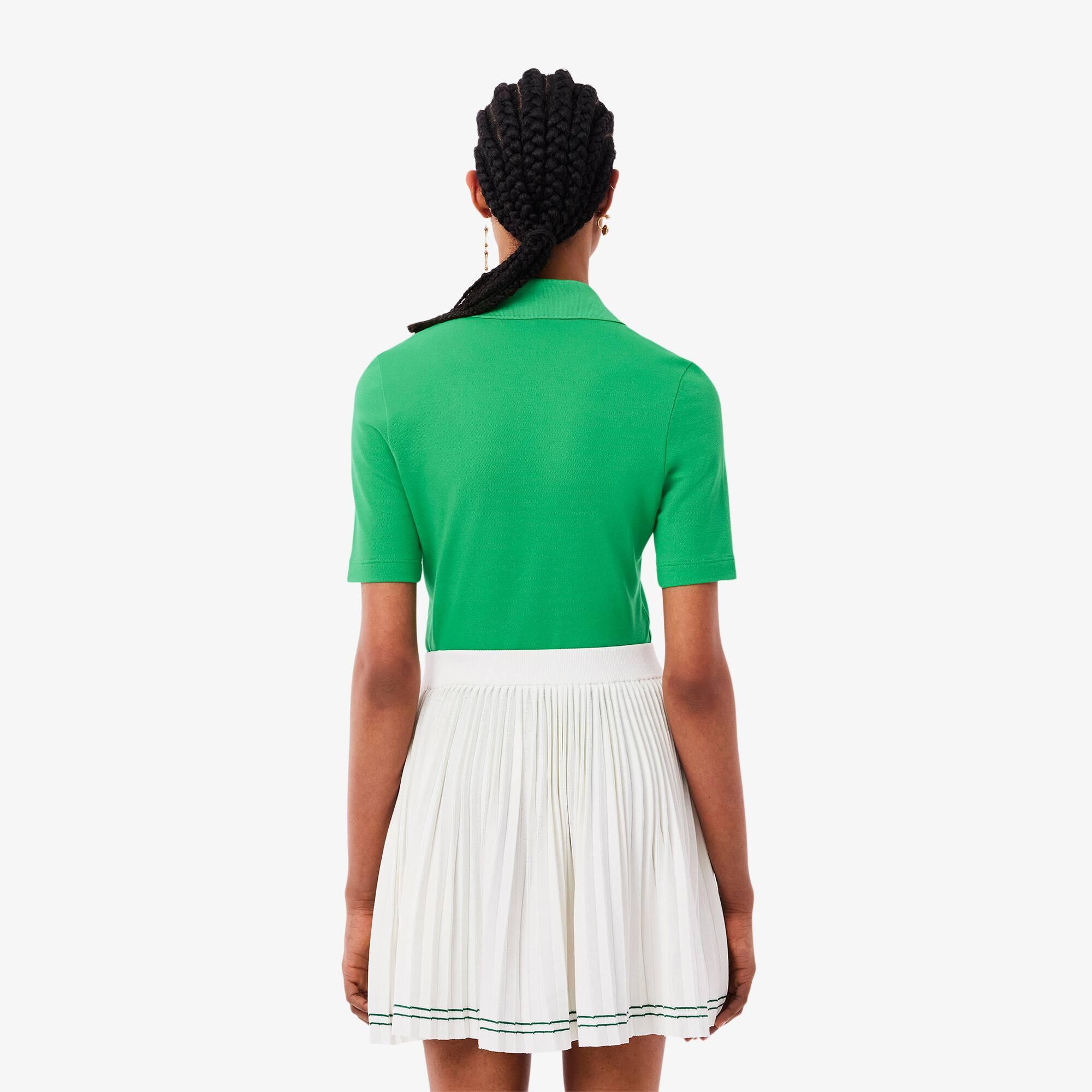 Runway Slim Fit Mini Piqué Polo Product Image