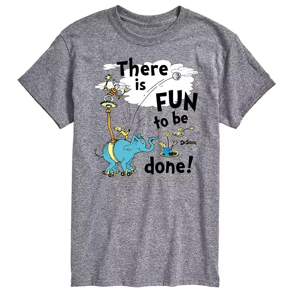 Big & Tall Dr. Seuss There Is Fun To Be Done Tee, Men's,  Product Image