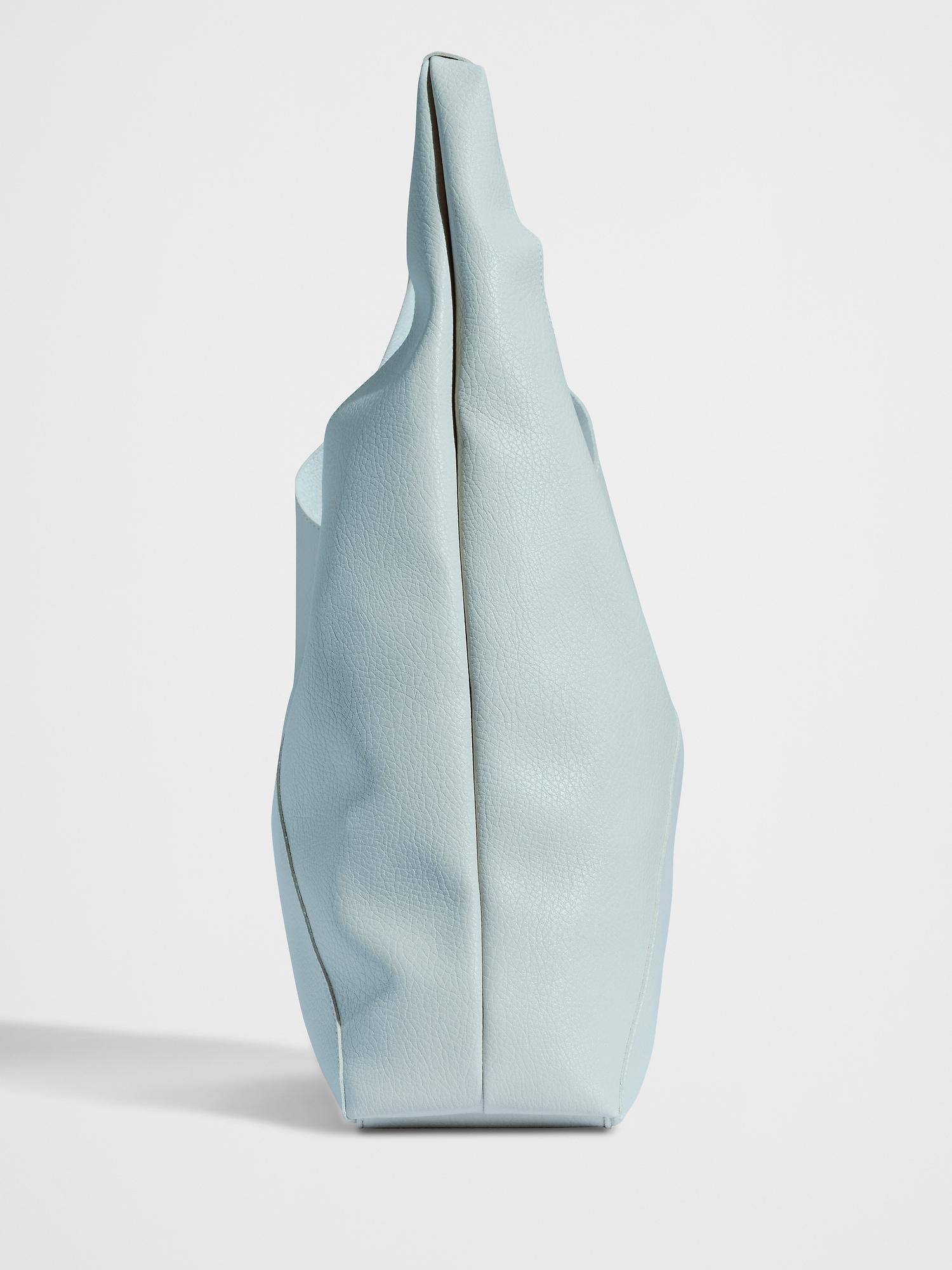 Vegan Leather Slouchy Tote Product Image