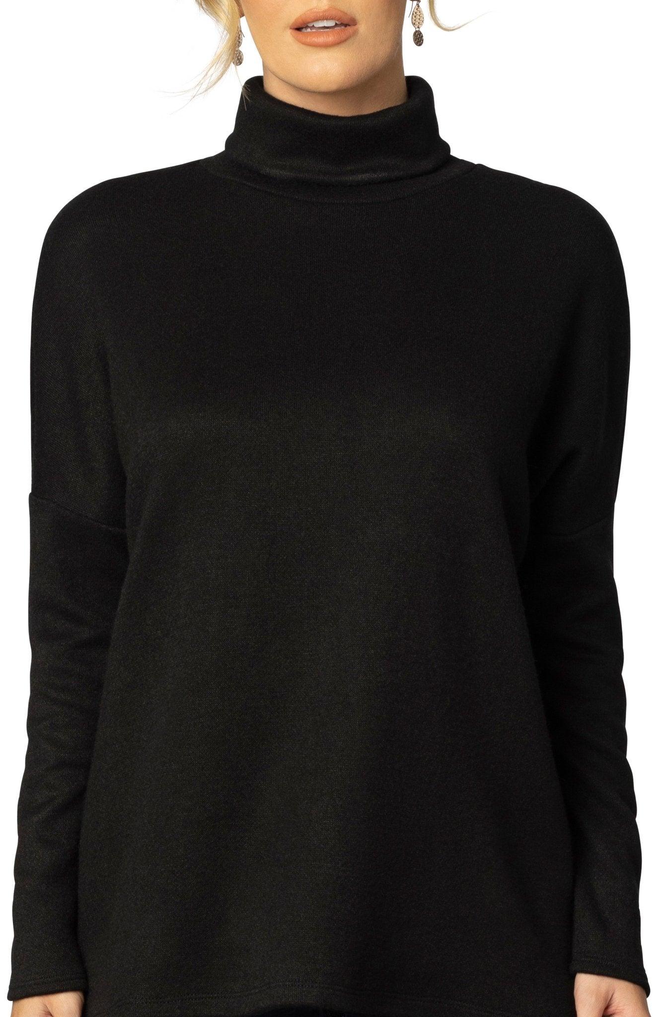 Paris Turtleneck Tunic Sweater Product Image