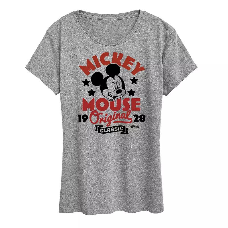 Disney's Mickey Mouse Women's Original Badge Graphic Tee,  Product Image