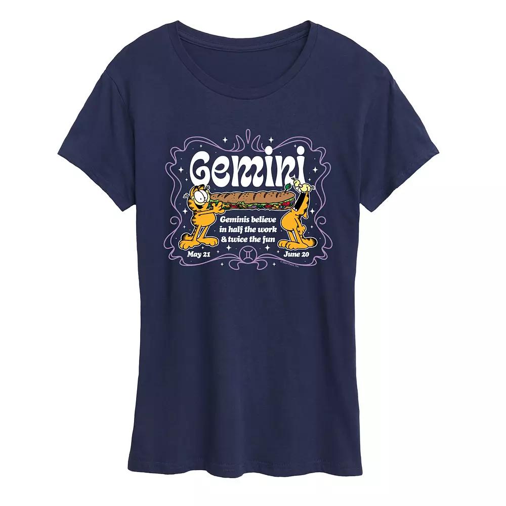 Women's Garfield Gemini Graphic Tee,  Product Image