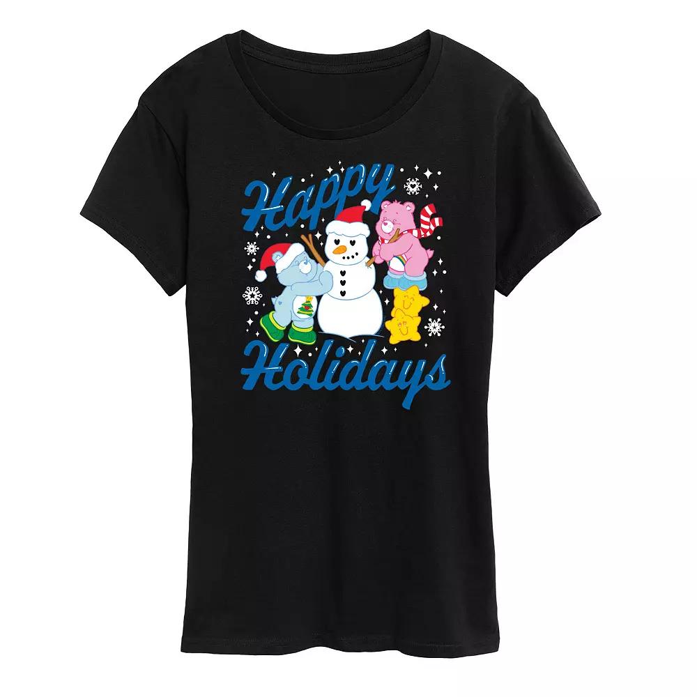 Women's Care Bears Happy Holidays Graphic Tee, Girl's,  Product Image
