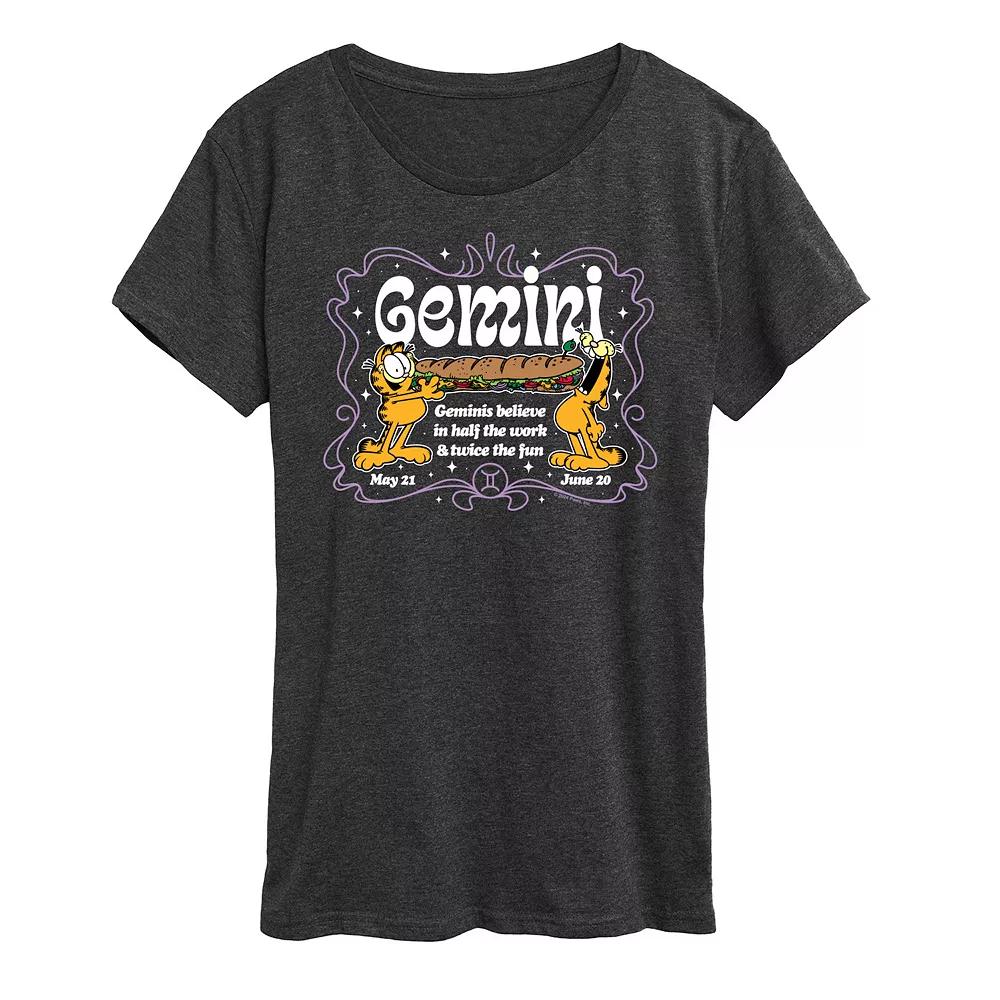 Women's Garfield Gemini Graphic Tee,  Product Image