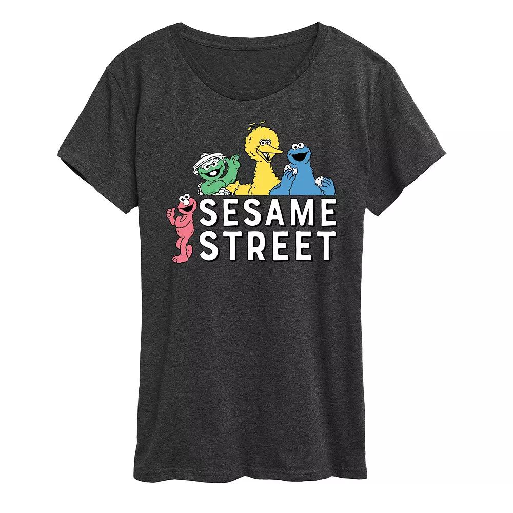Women's Sesame Street Group Graphic Tee, Girl's,  Product Image