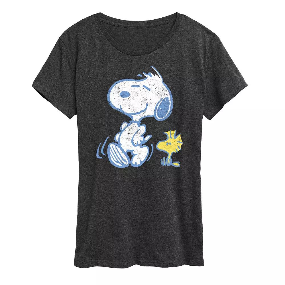 Women's Peanuts Pastels Graphic Tee, Girl's,  Product Image