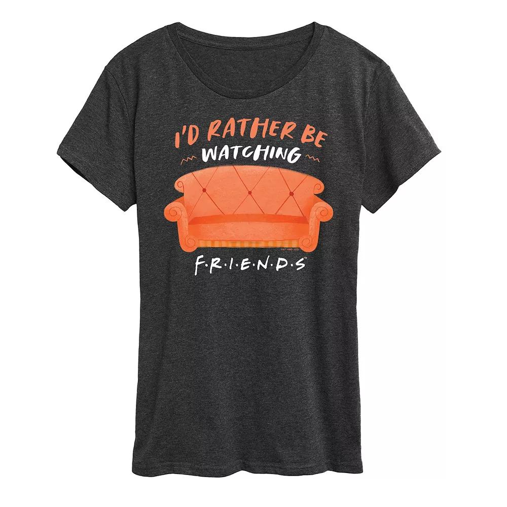 Women's Friends I'd Rather Be Watching Graphic Tee,  Product Image