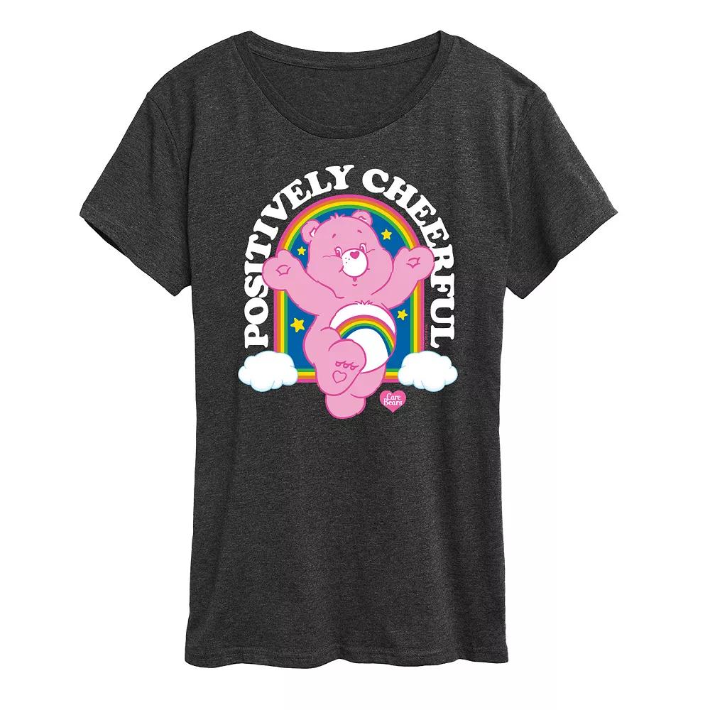 Women's Care Bears Positively Cheerful Graphic Tee, Girl's,  Product Image