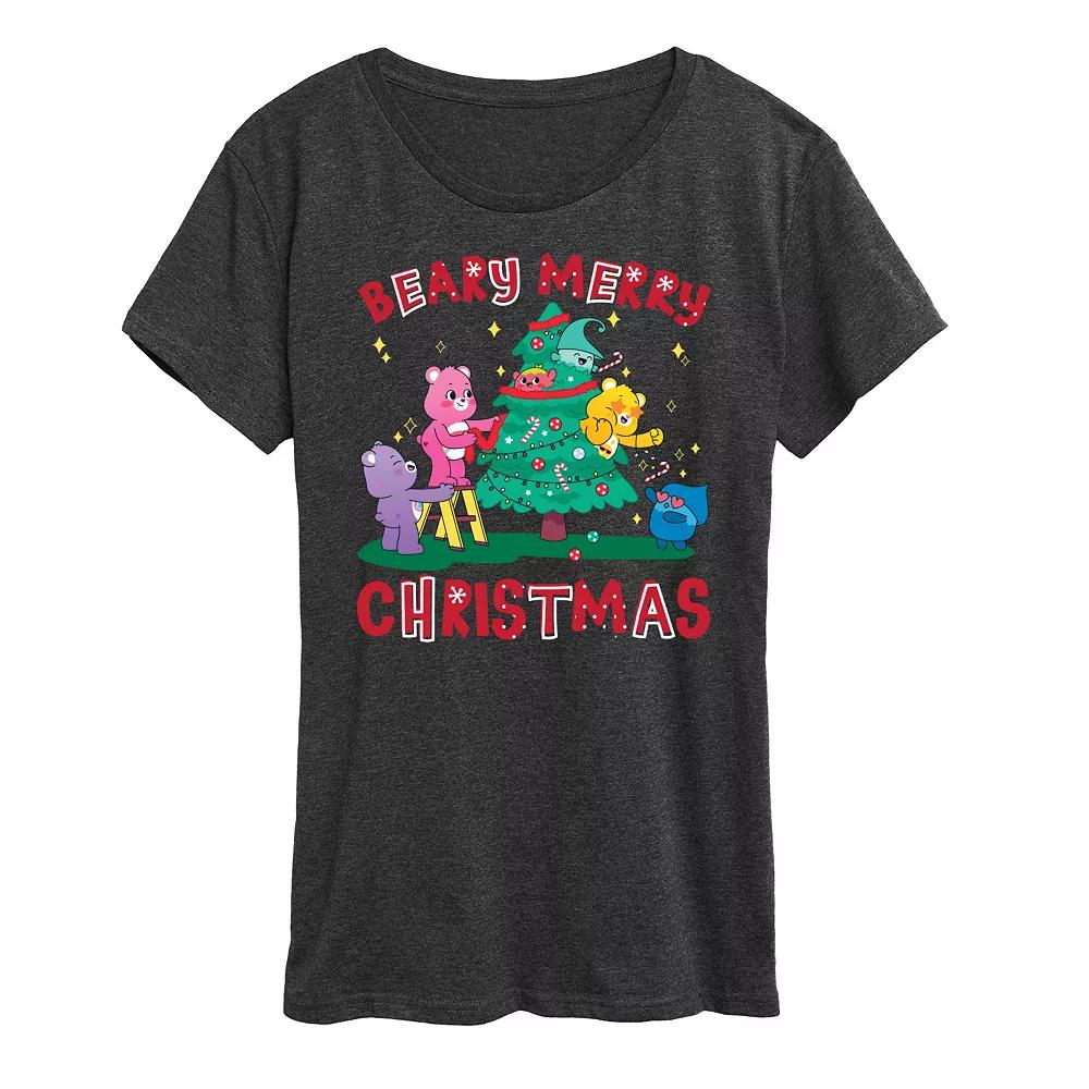 Women's Care Bears Beary Merry Christmas Graphic Tee, Girl's,  Product Image