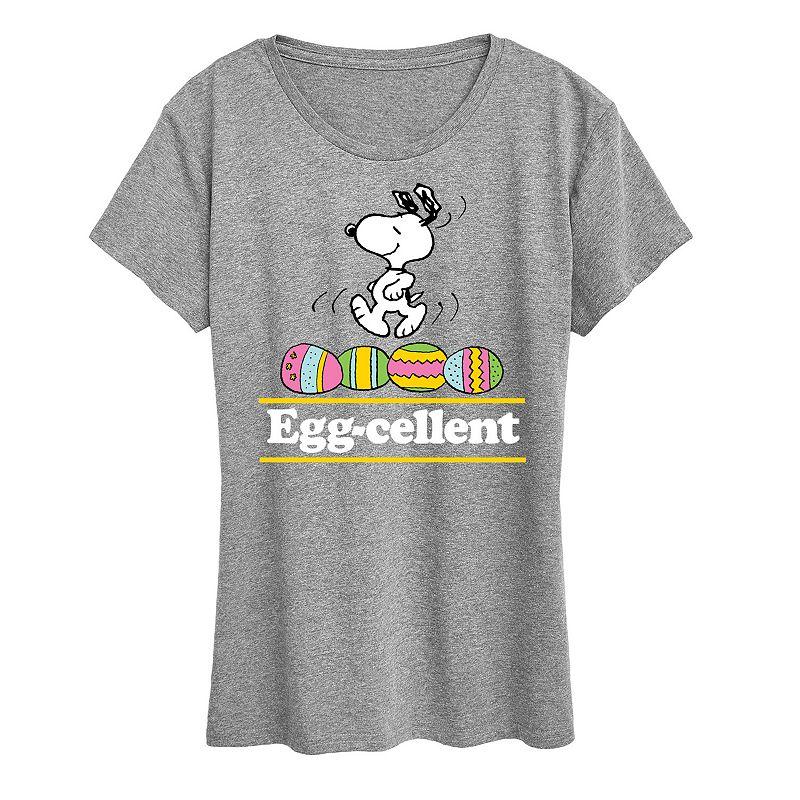 Women's Peanuts Snoopy Egg-cellent Graphic Tee,  Product Image